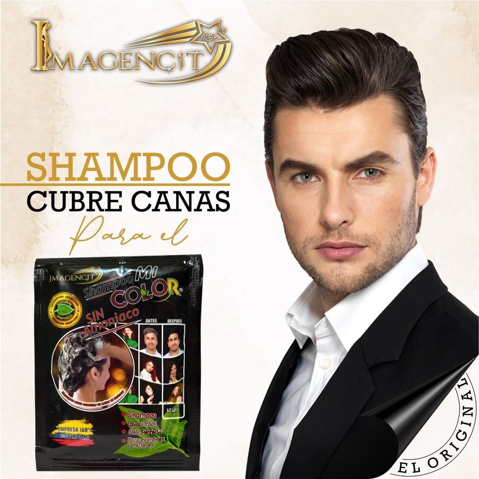 SHAMPOO CUBRE CANAS  NEGRO